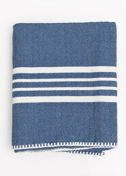 Farm House Blue Turkish Towel