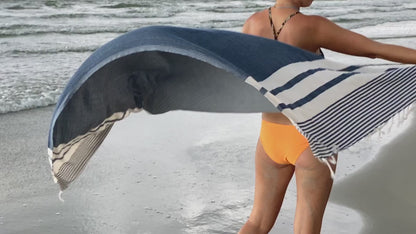 Multi Striped Turkish Towel